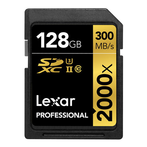 LEXAR Pro SDXC 128GB 300MB/s V90 UHS-II U3