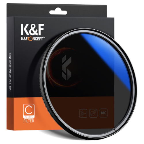 K&F CONCEPT Filtro HMC CPL Polarizador (C)-Series Slim 37mm