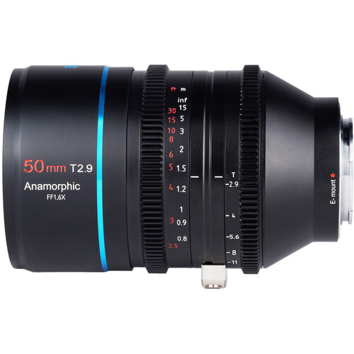 50mm T2.9 Full-Frame Anamórfica 1.6x Sony E