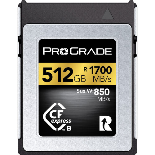 PROGRADE CFexpress 2.0 Type B Gold 512GB 1700MB/s