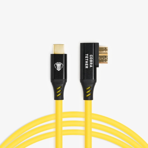 Cabo USB-C - Micro USB - 5m  Amarelo